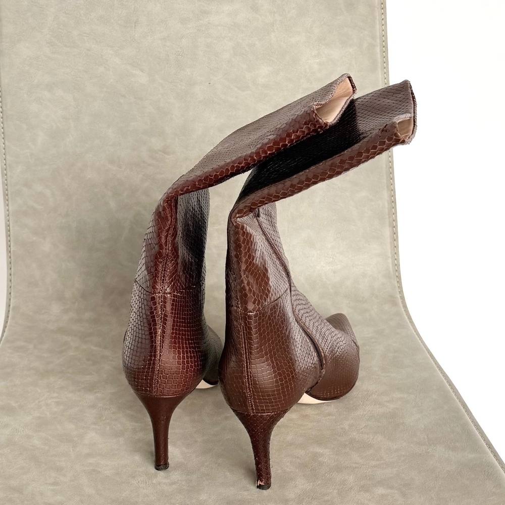 INEZ Mila Regular price $455 in Espresso Snake Emboss - Picture 7 of 8